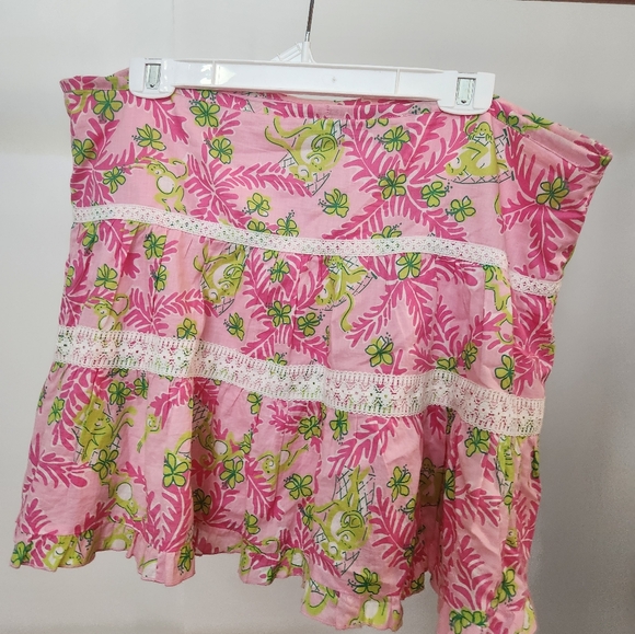 Lily Pulitzer Phipps Pink Stacy Drawstring Skirt - Picture 1 of 6